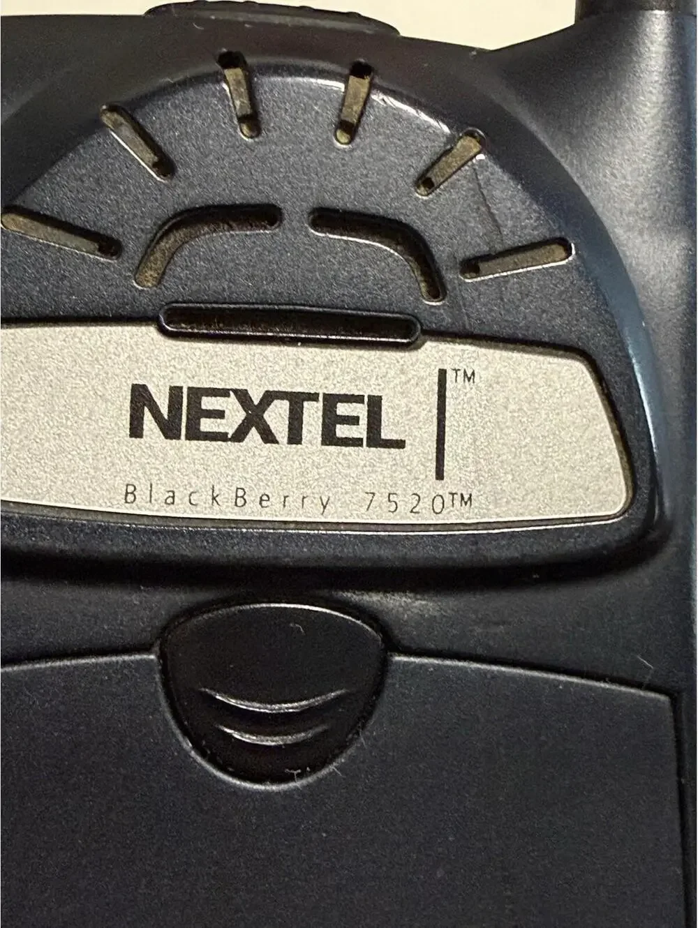 RARE BlackBerry 7520 Black NEXTEL iDEN Smartphone collectors item , Working